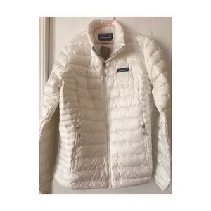 NWT White Patagonia Puffer Jacket